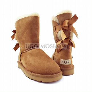 Угги UGG Bailey Bow Chestnut Ар-N042
