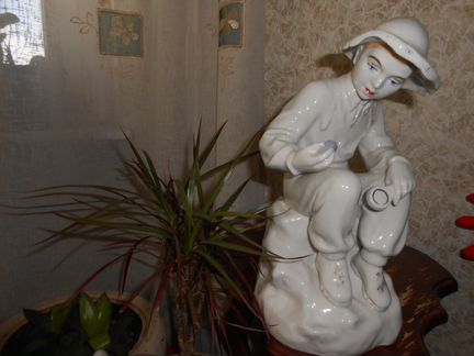 Геолог фарфоровая статуэтка СССР зкх