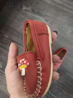 Мокасины красные 20рр