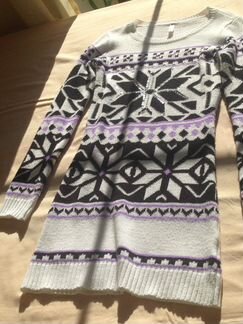 Удобное красивое платье р.146-152