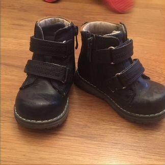 Кожаные ботинки