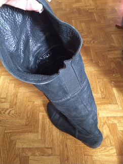 Ботфорты кожа