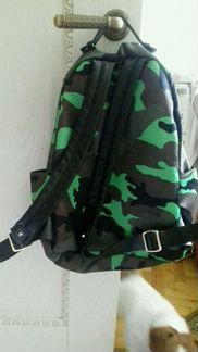 Молодёжный рюкзак цвета хаки просто рюкзак