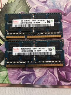 Модуль памяти ddr3 комплект 8 гб (2х4гб) для Мак