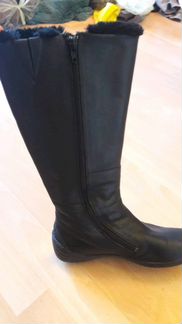 Сamper сапоги зима кожа мех натуральные