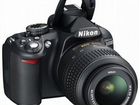 Зеркальный фотоаппарат nikon d3100 kit 18-55 объявление продам