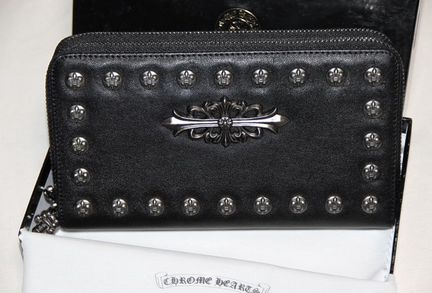 Мужской кожаный клатч Chrome Hearts 2Х large magic