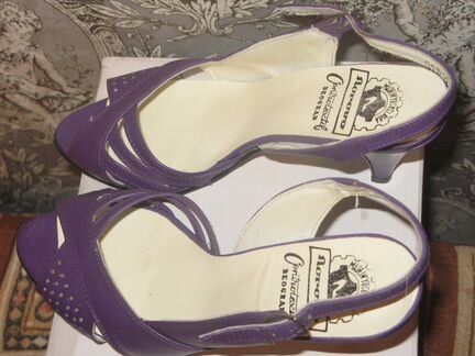 Босоножки женские, натуральная кожа, немного б/у