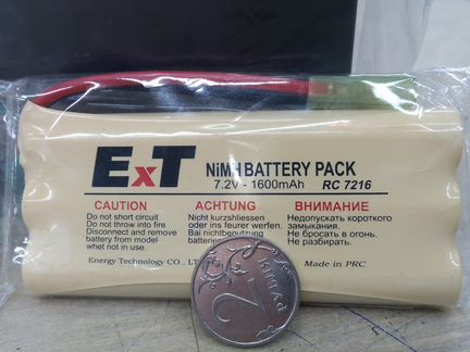 Ni-Mh аккумулятор ET RC-7216 7.2V 1600mAh