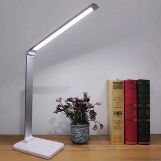 Алюминиевая настольная лампа 5 реж. - новая