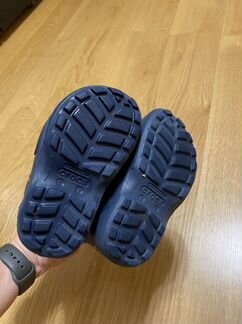 Детские резиновые сапоги crocs