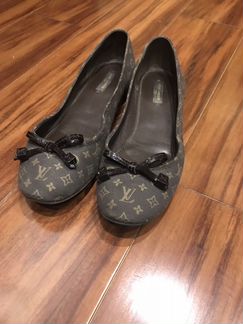 Балетки коричневые Louis Vuitton