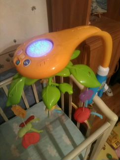 Музыкальный мобиль на кроватку с подсветкой