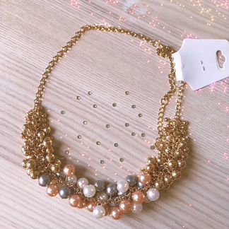 Бусы с жемчужинками