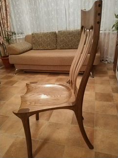 Стул дубовый ручной работы