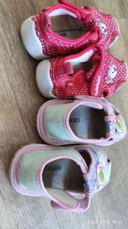 Две пары сандалий для девочки 24 р-р