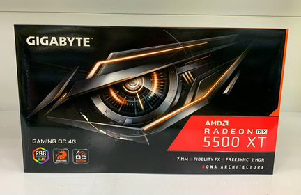 Видеокарта gigabyte Radeon RX 5500 XT gaming OC 4G