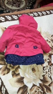 Теплая куртка на девочку 98-104