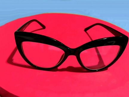 Очки новые форма кошачий глаз V2 прозрачные стекла