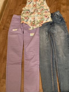 Вещи на девочку пакетом рост 152