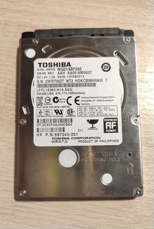 Жесткий диск HDD toshiba 500гб MQ01авf050