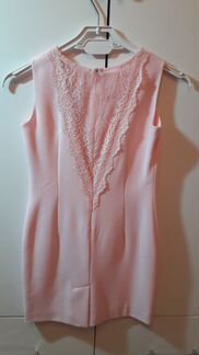 Платье футляр розовое 