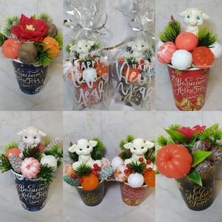 Мыло ручной работы новогоднее