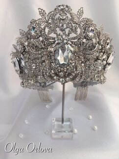 Королевский комплект Корона и серьги