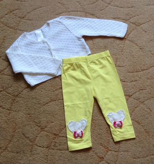 Пакет фирменной одежды для девочки -74-80р