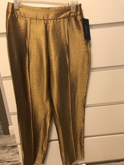 Брюки Zara. Новые.Золотые