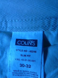 Джинсы женские colins размер 30-32 абсолютно новые