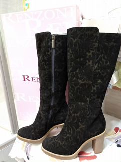 Сапоги высокие зимние 38 Renzoni новые Италия