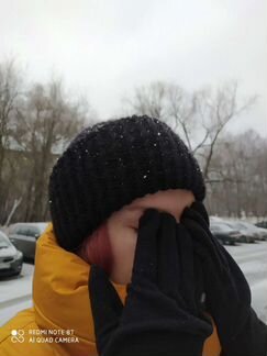 Шапочка из мохера(вязание на заказ)