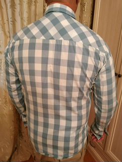 Новая хлопоковая рубашка XXL