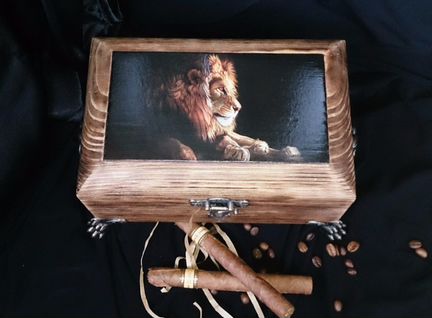 Шкатулка большая ручной работы 