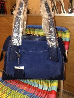 Новая женская сумка Arcadia Италия кожа замша