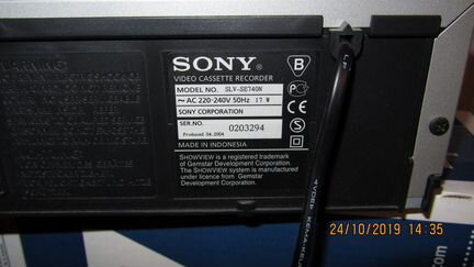 Hifi -stereo видиомагнитофон sony SLV-SE740EE