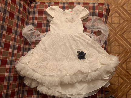 Платье белое для девочки