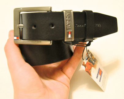 Мужской ремень / Tommy Hilfiger / новый (черный)