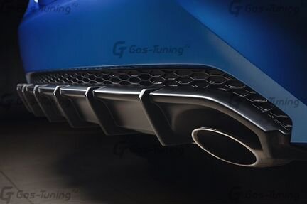 Диффузор заднего бампера GT-Line на KIA Ceed CD