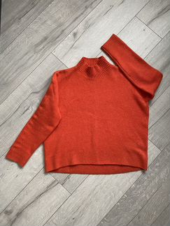 Свитер оранжевый uniqlo размер xs