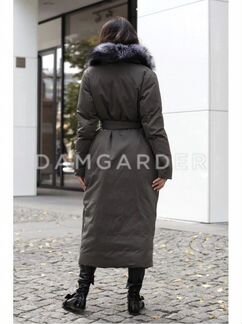 Пуховик новый двусторонний женский удлинённый