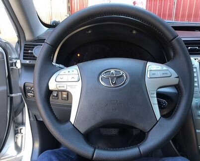 Кожаный руль Toyota Camry v40