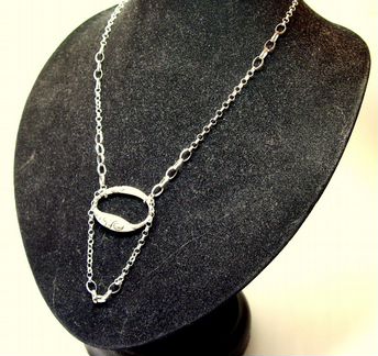 Серебряное колье 925 пробы