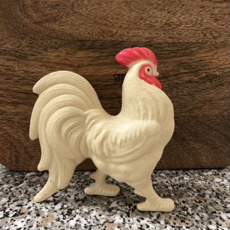 Петух колкий пластик игрушка СССР
