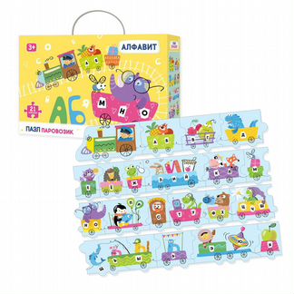 Пазл Vladi Toys Алфавит Паровозик (R300148)