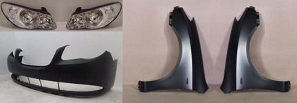 Фары кузовные запчасти Хундай Элантра 4 поколение