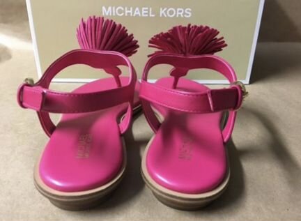 Сандалии Michael Kors ultra pink шлепки оригинал