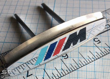 Шильдик BMW M 68x14mm Blue-Red-Black-Silver/Металл