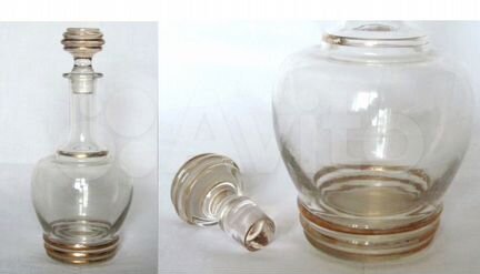 Графин для крепких напитков. «гхз», СССР 1950 гг